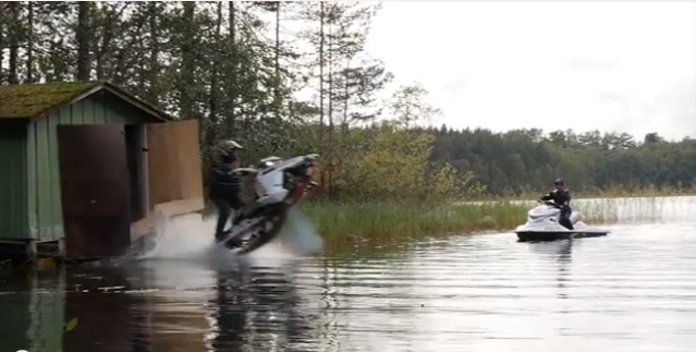 This Snowmobile Vs. Jetski Chase Video Proves That Anything Goes In Finland!
